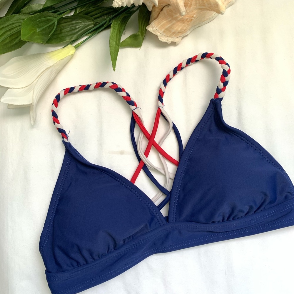 SO America braided Back Swim Top